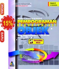 Pemrograman Berorientasi Objek Dengan Bahasa Java