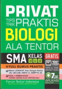 Privat Tips Trik Praktis Biologi Ala Tentor