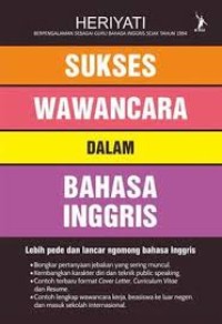 Sukses Wawancara Dalam Bahasa Inggris