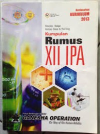 Kumpulan Rumus XII IPA