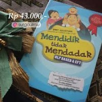 Mendidik Tidak Mendadar NLP Based & EFT