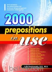 2000 Preposition In Use