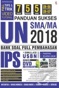 Panduan Sukses UN SMA/MA 2018 Bank Soal Full Pembahasan IPS