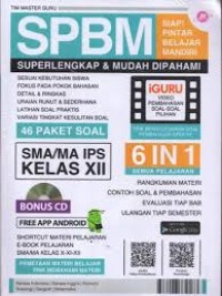 SPBM Superlengkap & Mudah Dipahami 46 Paket Soal SMA/MA IPS Kelas XII