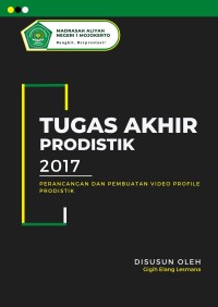 Perancangan dan Pembuatan Video Profile Prodistik