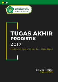 Pembuatan Tempat Pensil Dari Kabel Bekas