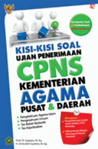 Kisi-Kisi Soal Ujian Penerimaan CPNS Kementerian Agama Pusat dan Daerah