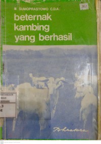 Beternak Kambing Yang Berhasil