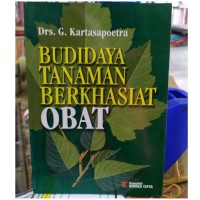 Budidaya Tanaman Berkhasiat Obat