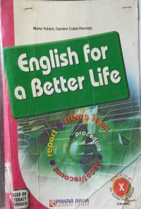 English For a Better Life kelas X