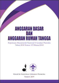 Gerakan Pramuka Anggaran Dasar dan Anggaran Rumah Tangga