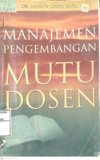 Manajemen Pengembangan Mutu Dosen