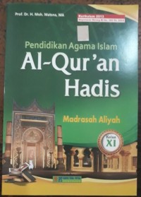 Pendidikan Agama Islam Qur'an Hadits kelas XI