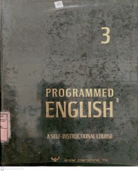 Programmed English 3 : a self-instructional course