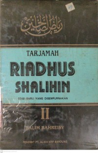 Tarjamah Riadhus Shalihin 2 : edisi baru yang disempurnakan