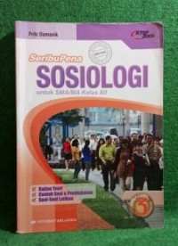 Sosiologi 3 seribu pena SMA/MA Kelas XII