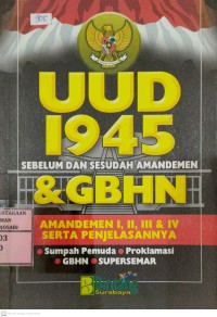 UUD 1945 Sebelum dan Sesudah Amandemen & GBHN