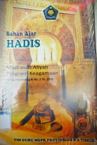 Bahan Ajar Hadis Madrasah Aliyah Prog. Keagamaan XII