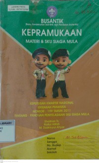 Kepramukaan Materi & SKU Siaga Mula